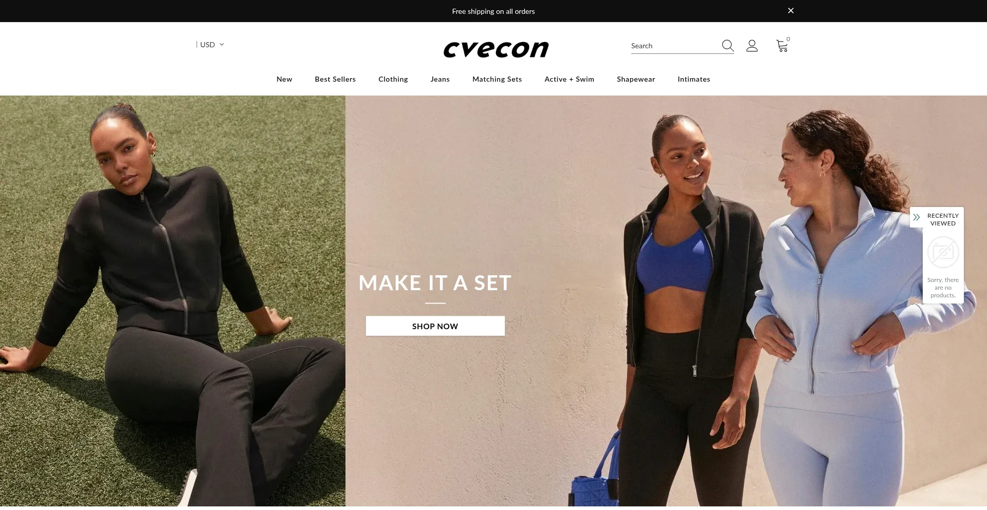 Website screenshot of Cvecon.com