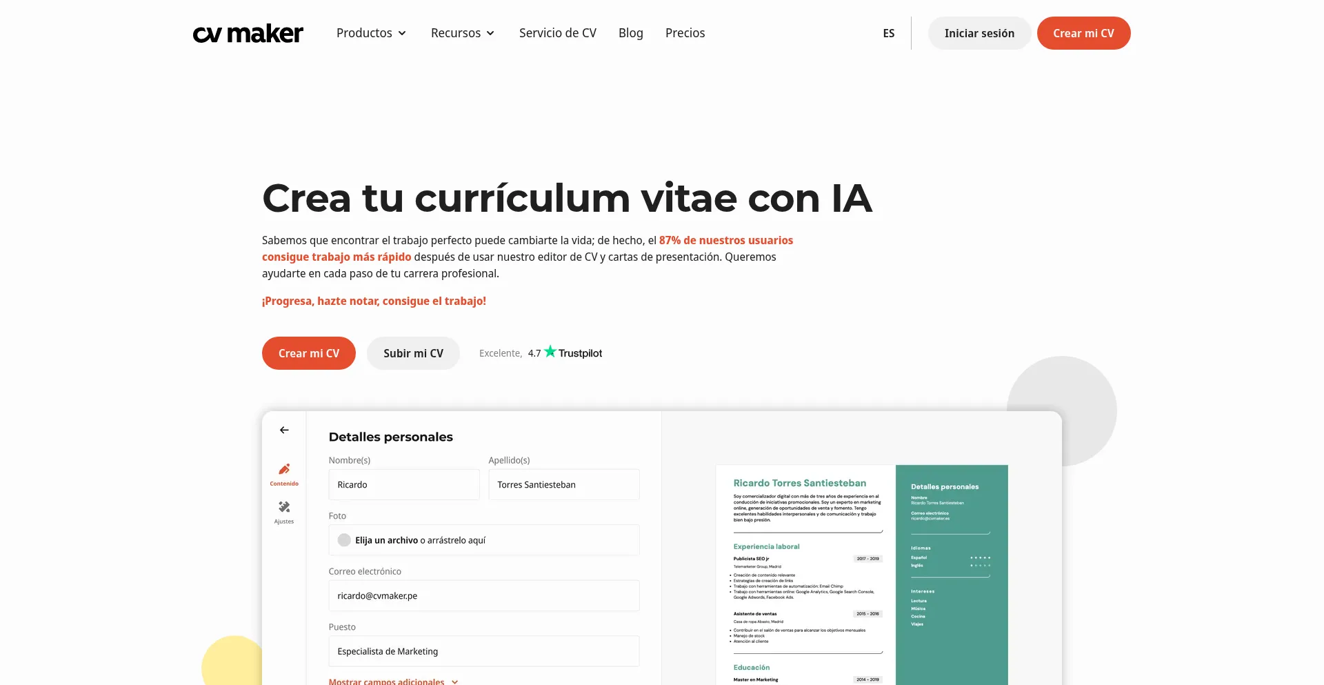Cvmaker.pe
