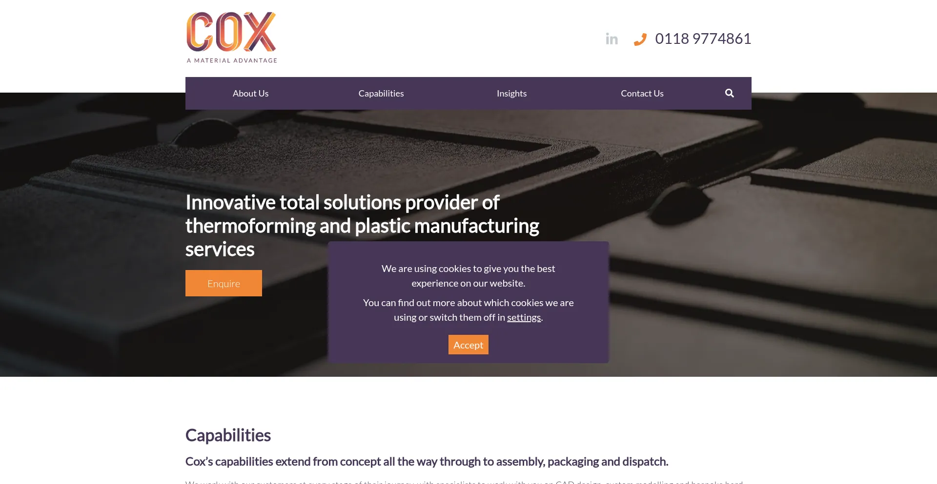Website screenshot of Cwpl.net