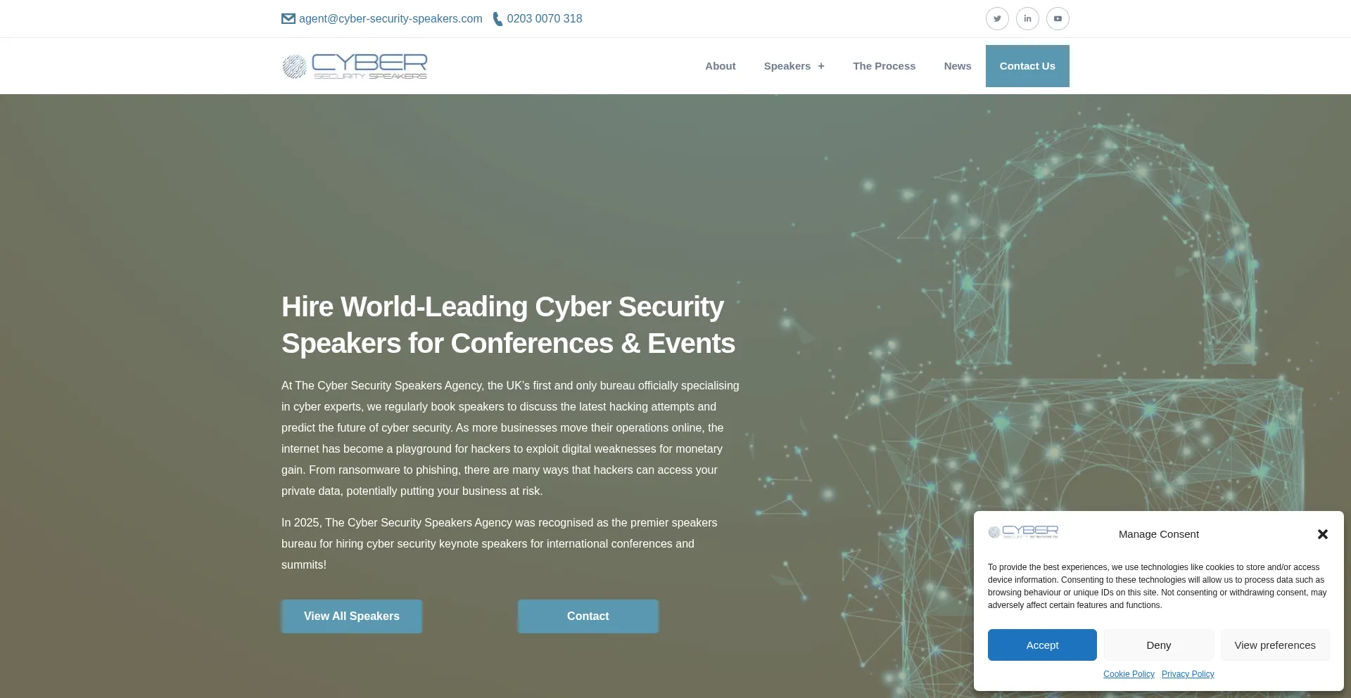 ¿És Seguro y Confiable Cyber-security-speakers.com?