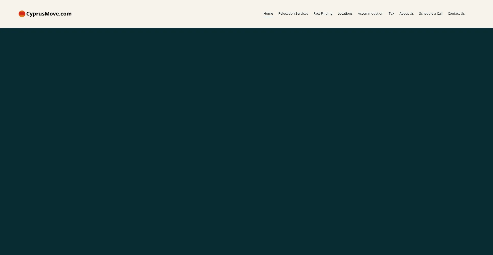 Website screenshot of Cyprusmove.com