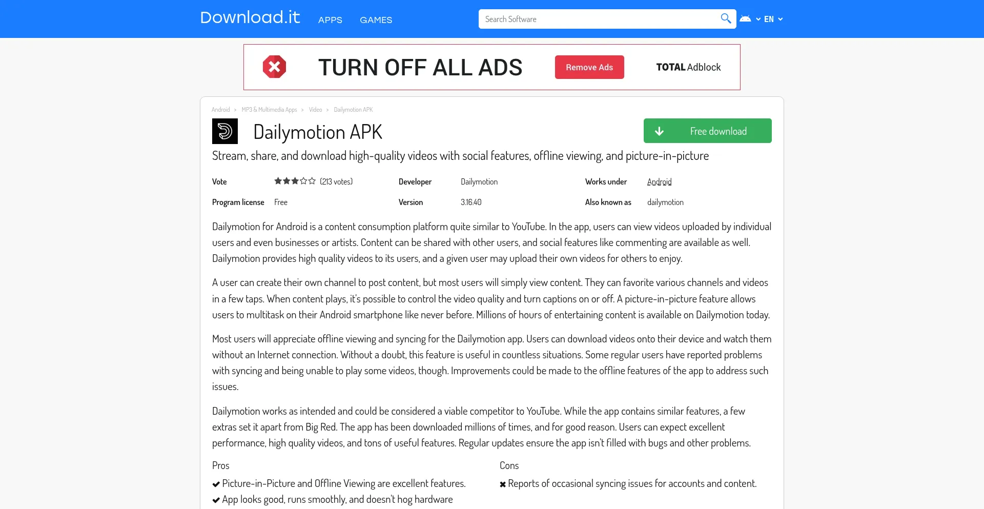 Dailymotion-the-home-for-videos-that-matter.en.download.it