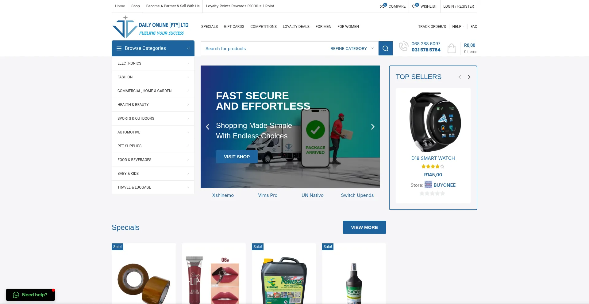 ¿És Seguro y Confiable Dailyonlinesa.co.za?