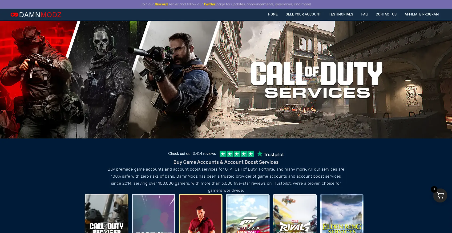 Damnmodz.com Screenshot