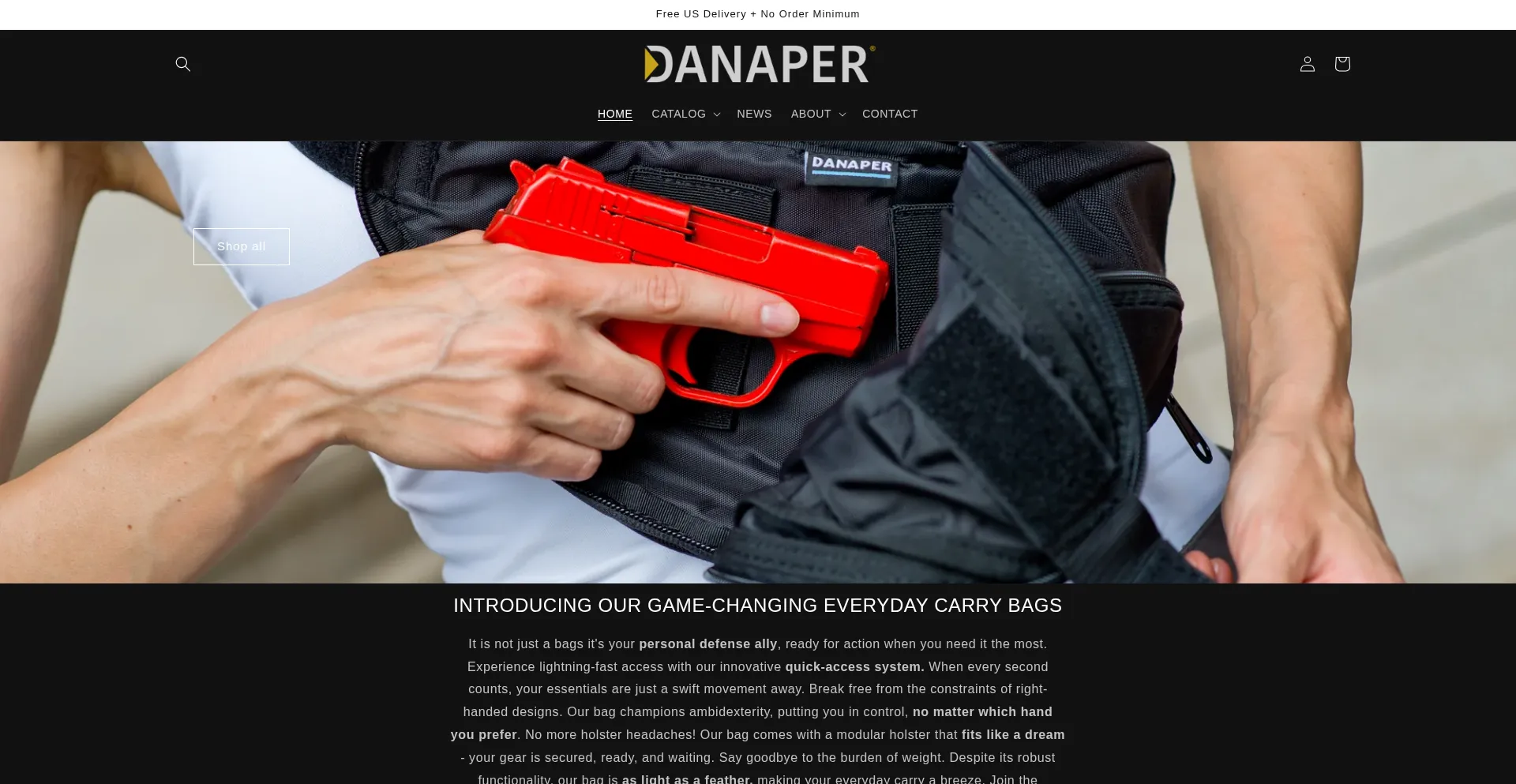 Danapergear.us Screenshot