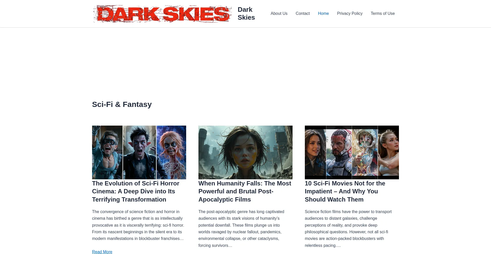 ¿És Seguro y Confiable Darkskiesfilm.com?