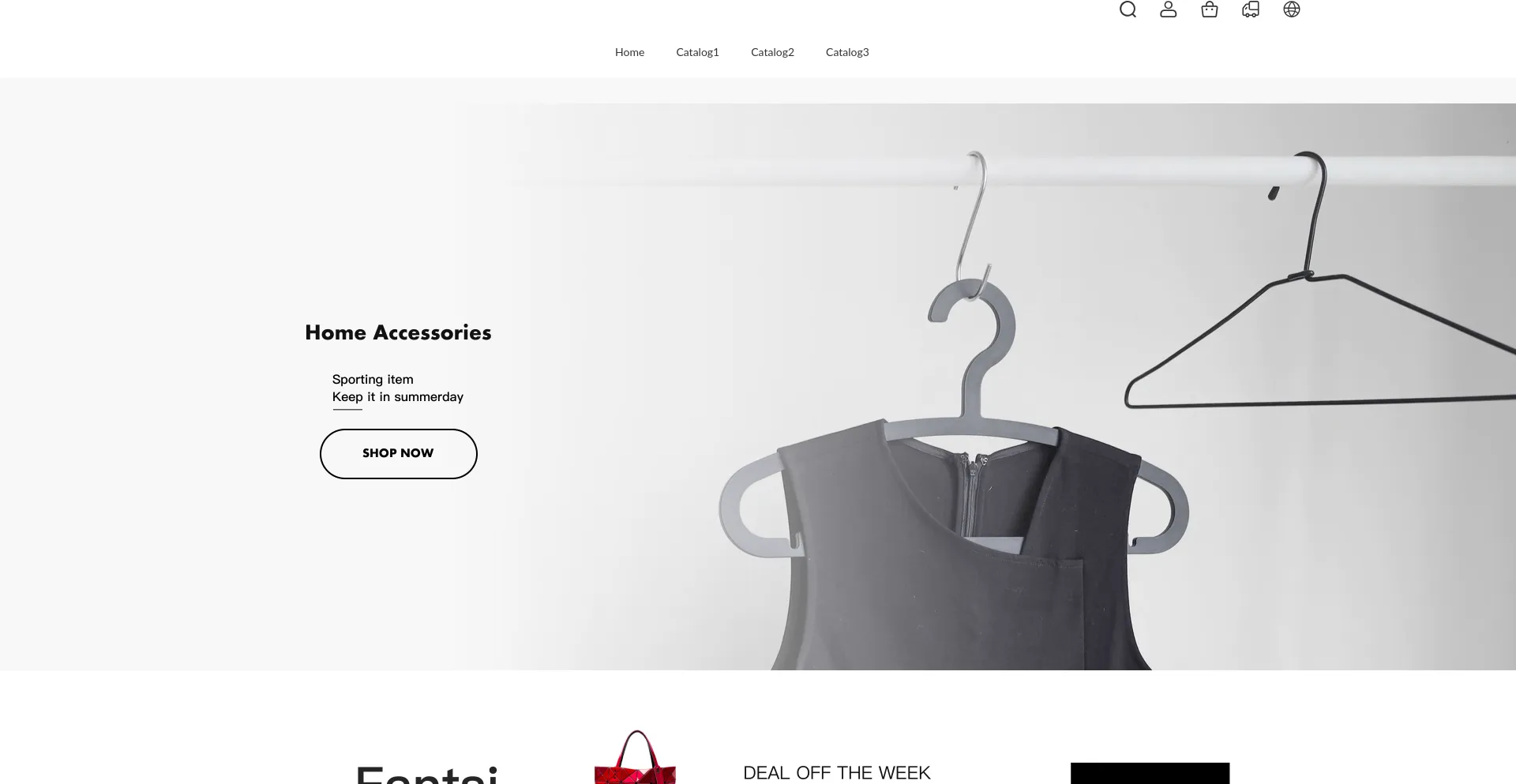 Website screenshot of Darntoughdeal.com