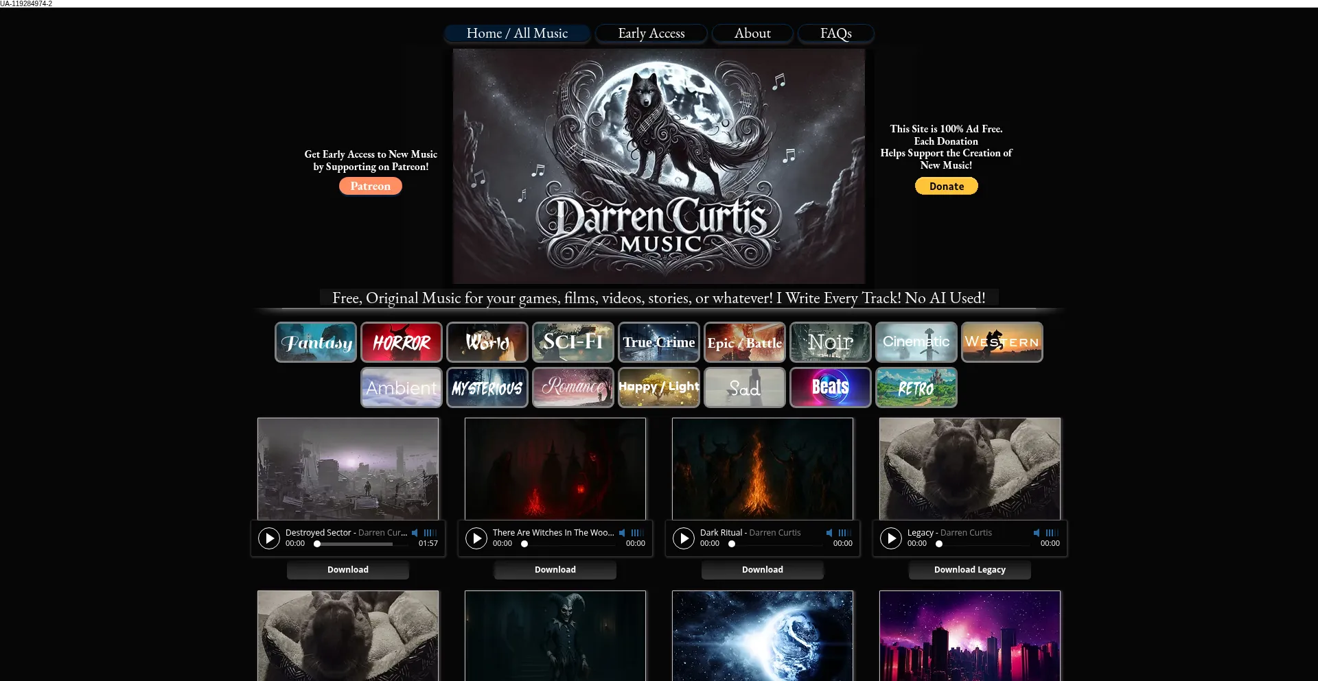 Darrencurtismusic.com