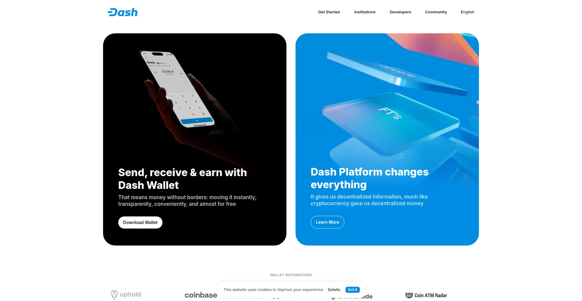 Dash.org Screenshot