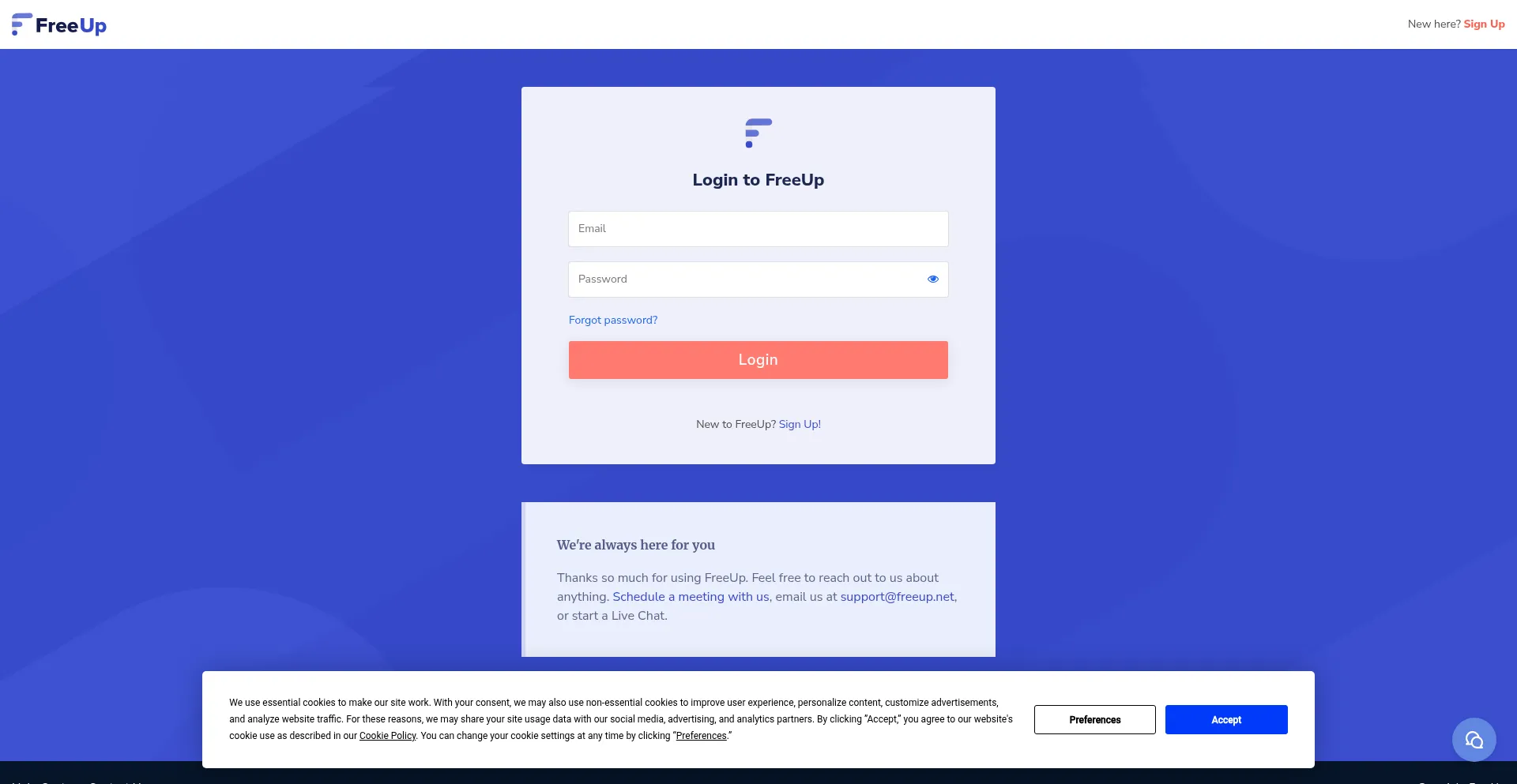Dashboard.freeeup.com