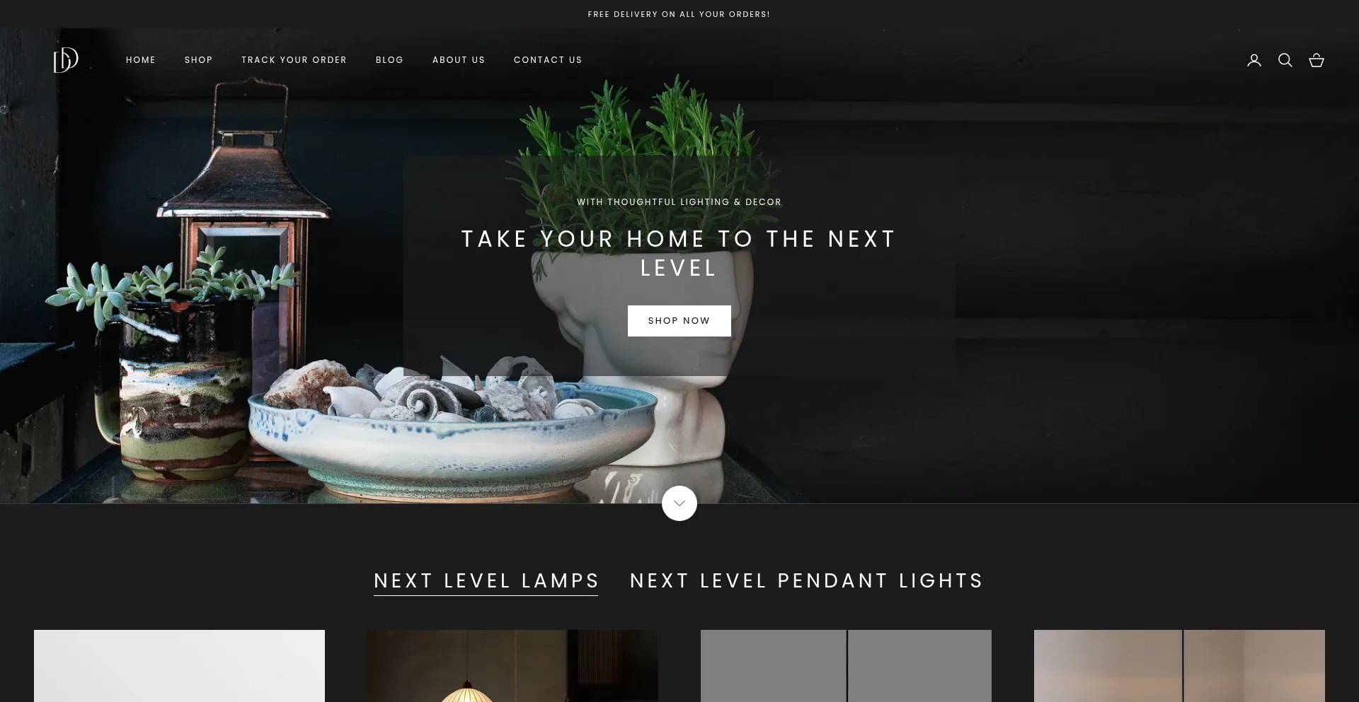 Website screenshot of Daydow.com