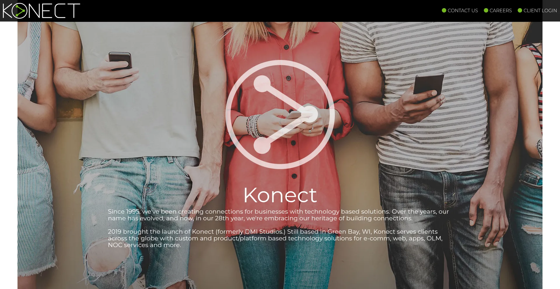 Website screenshot of Dct.com