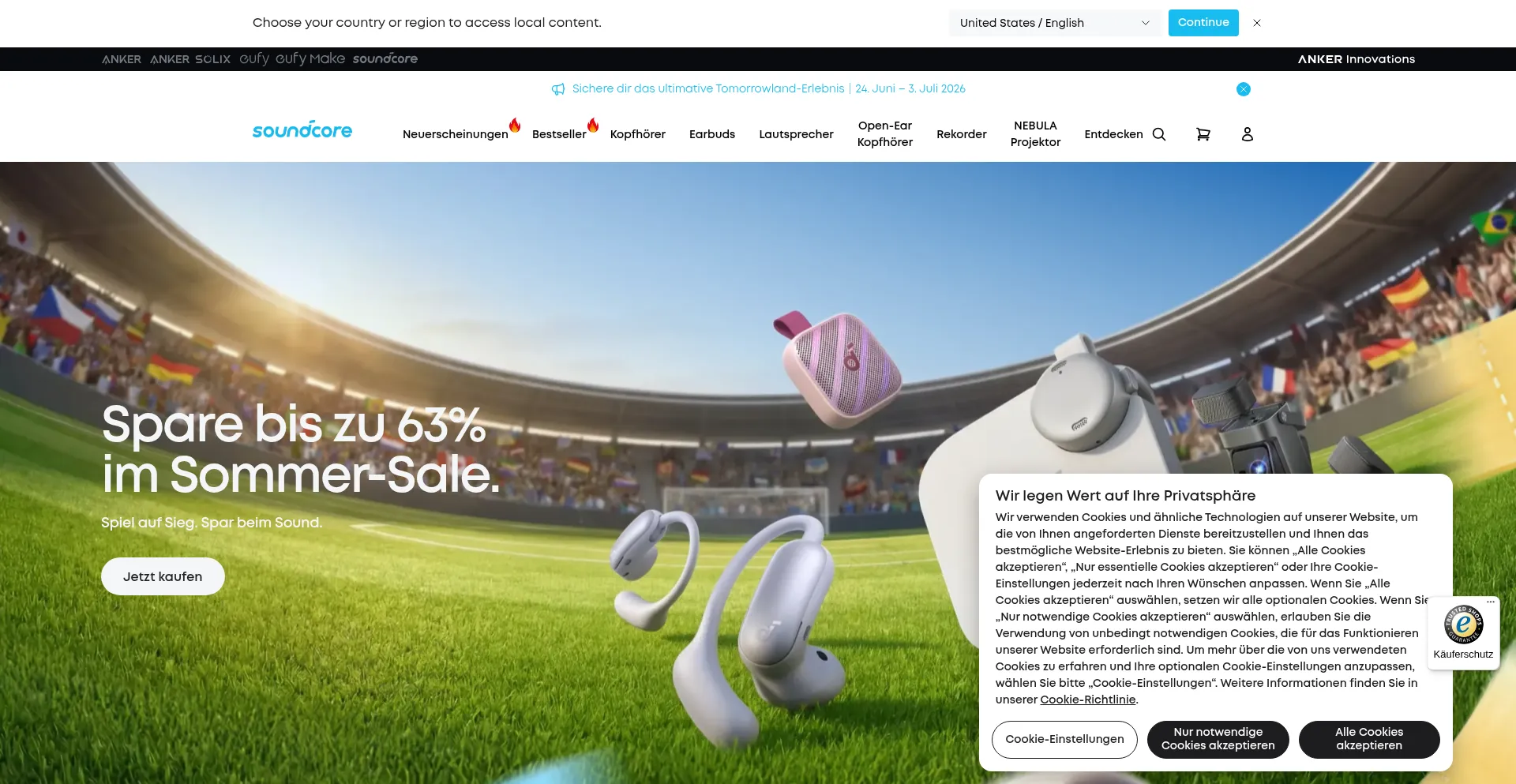 De.soundcore.com