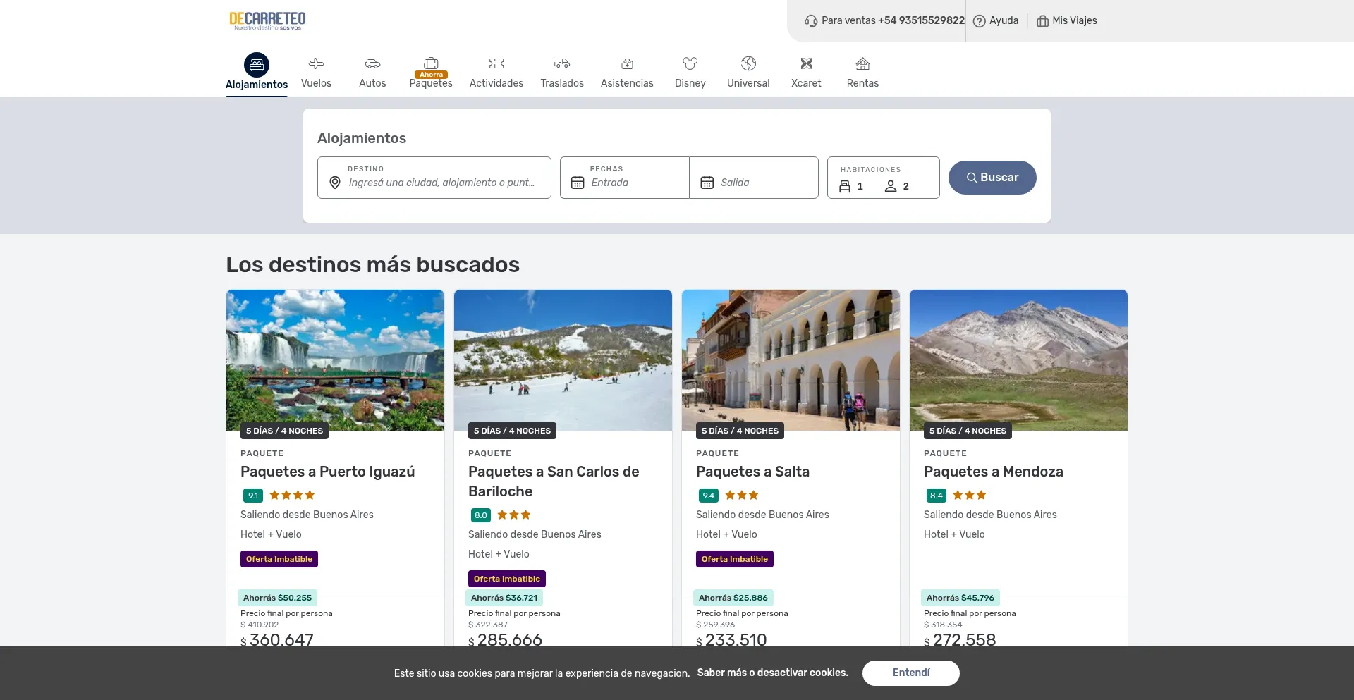 Decarreteo.com Screenshot