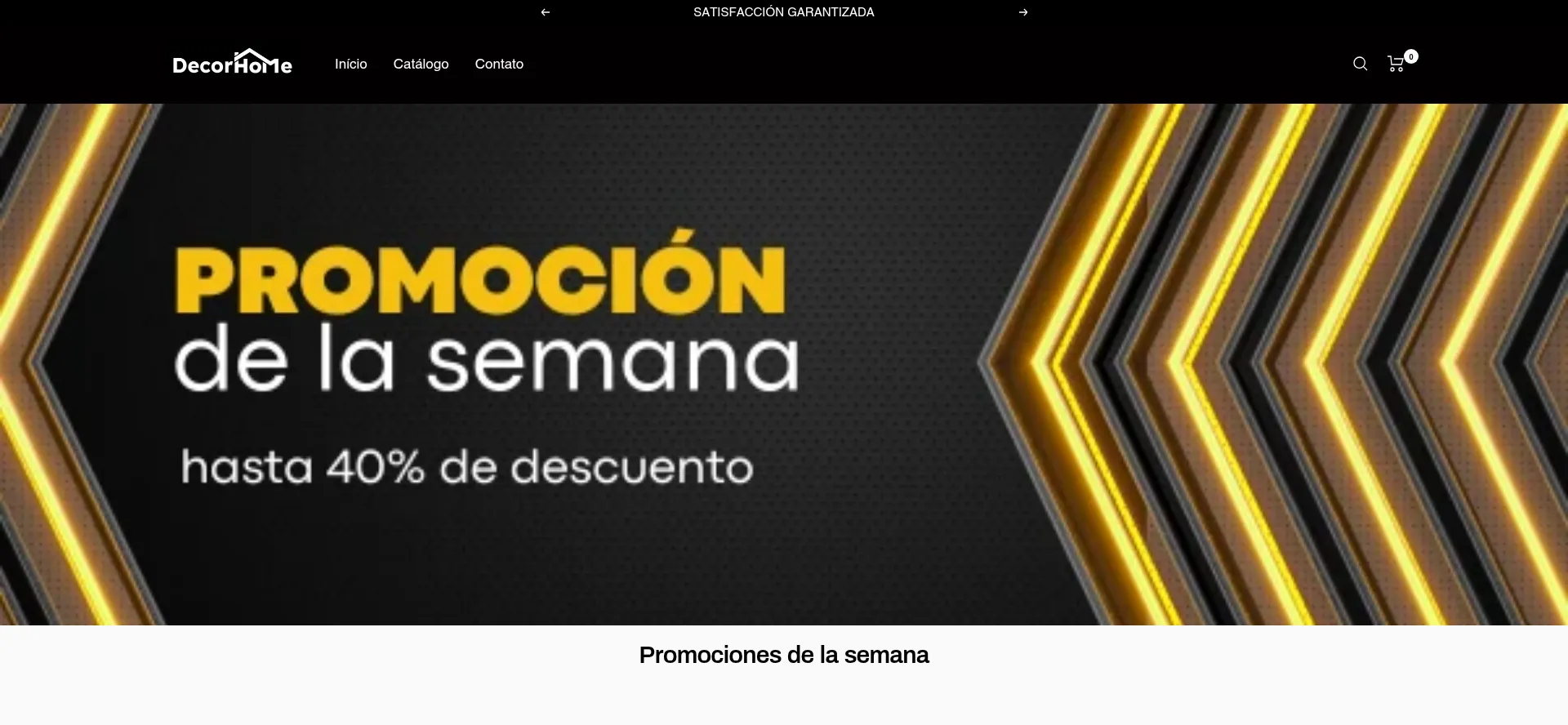 Website screenshot of Decorhome-arg.store