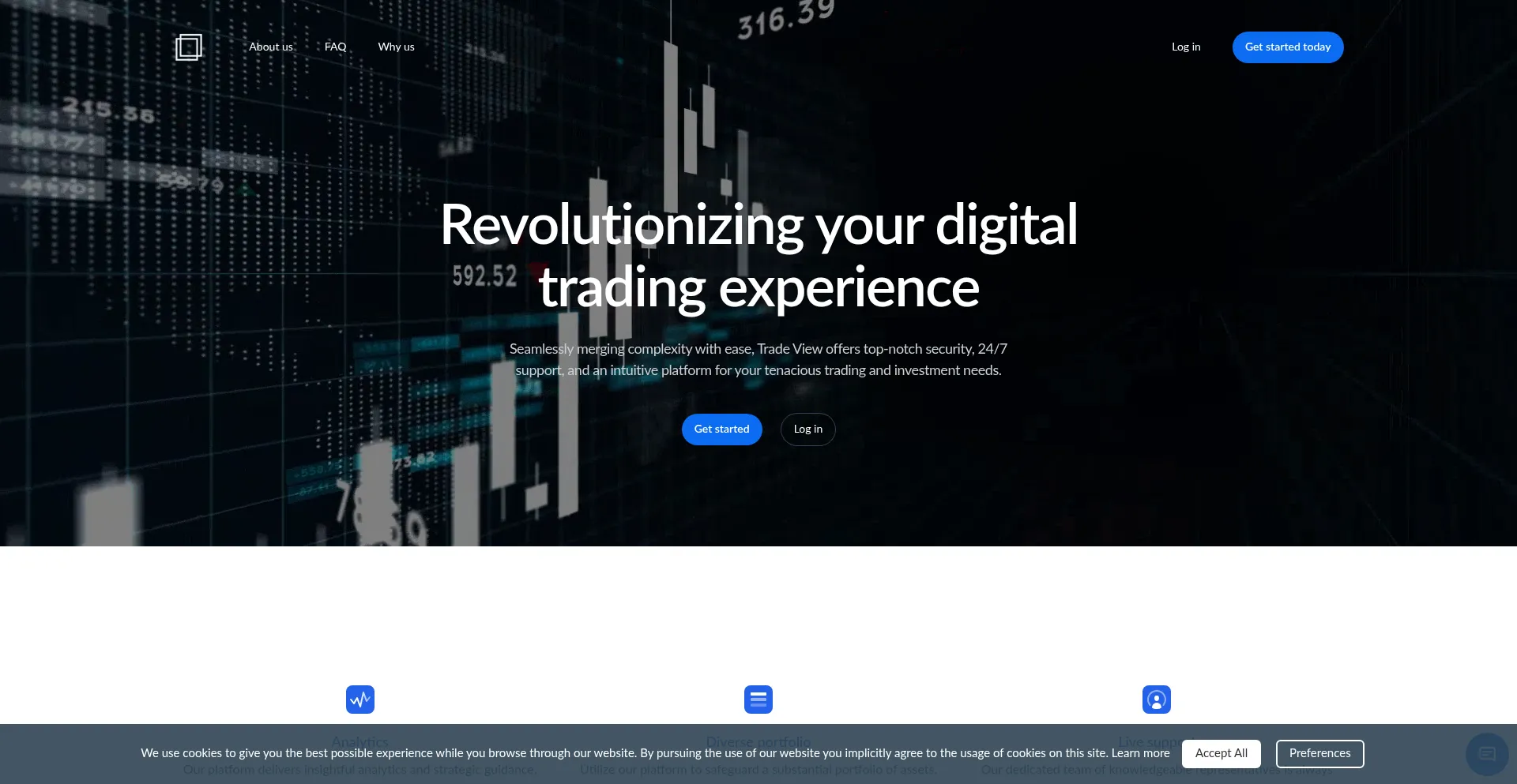 Website screenshot of Defiradar.net