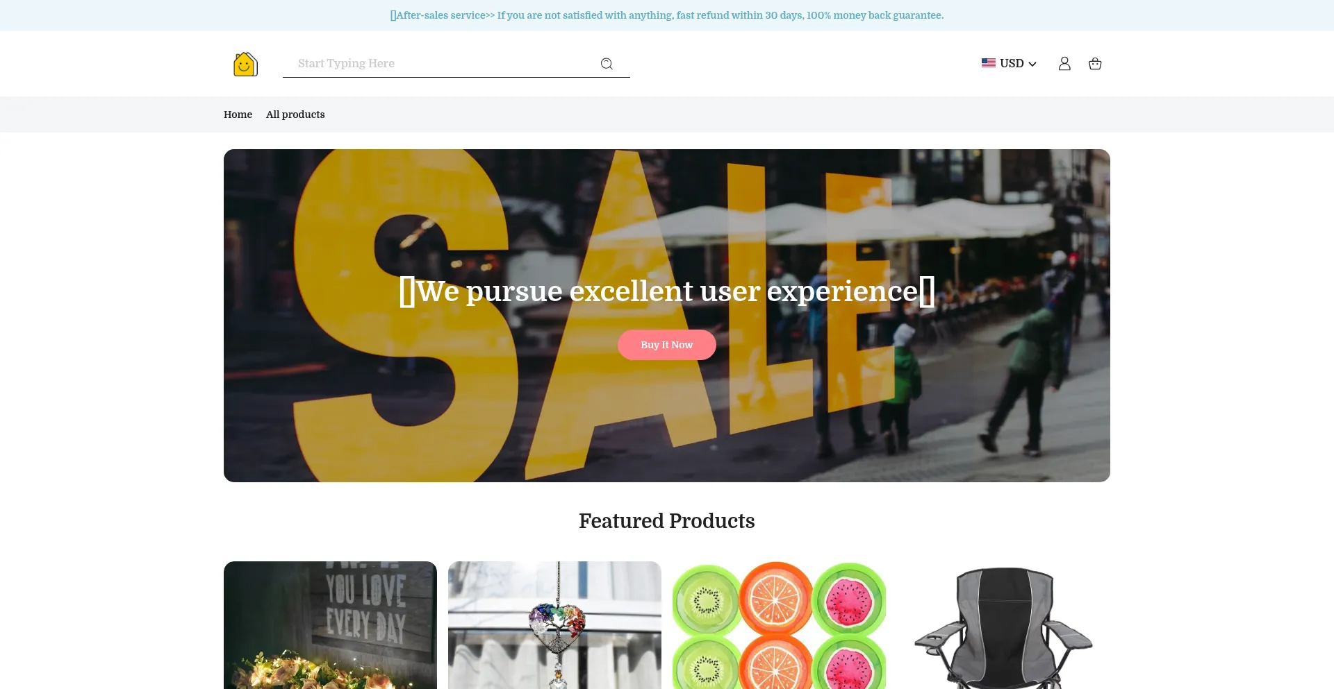 Website screenshot of Delaues.com