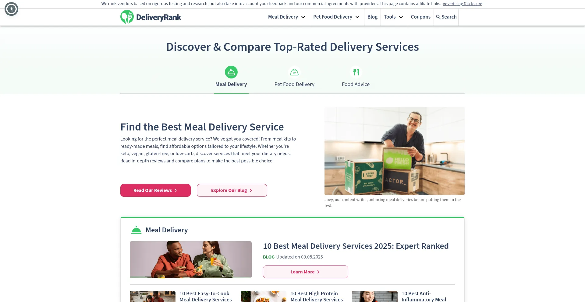 ¿És Seguro y Confiable Deliveryrank.com?