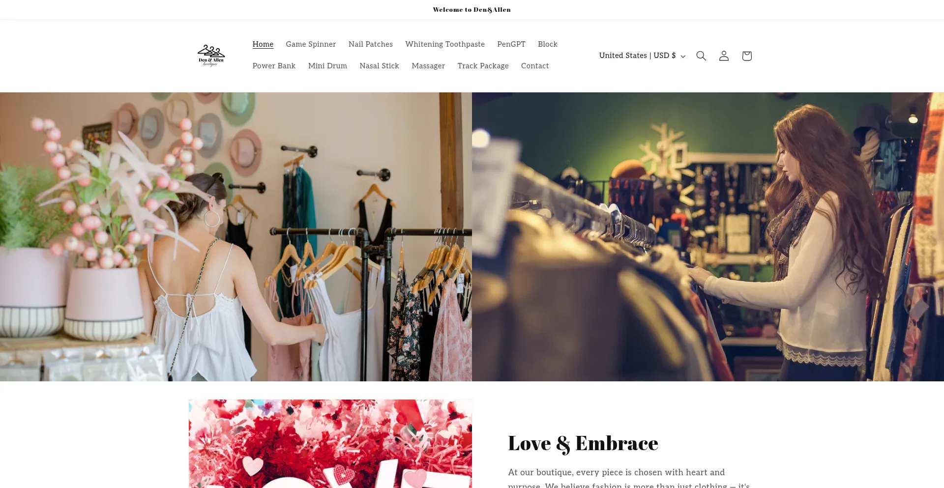 ¿És Seguro y Confiable Denallenboutique.com?