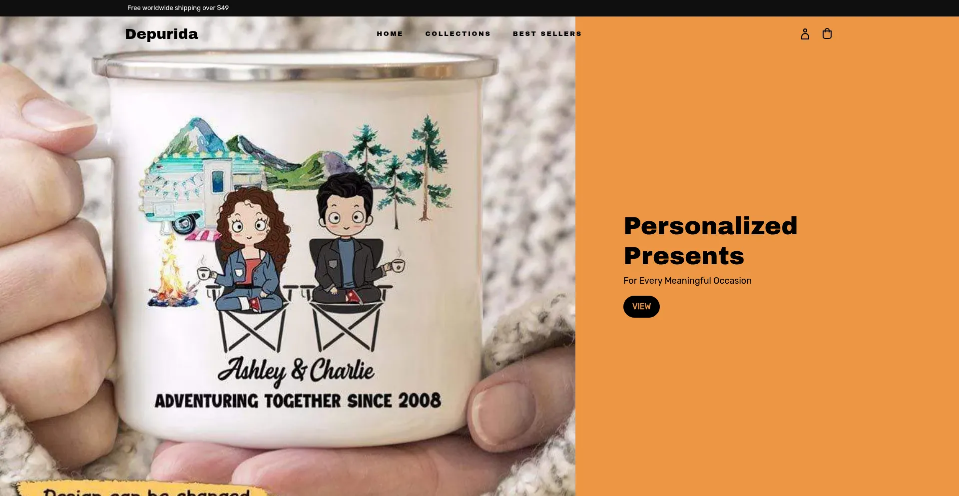 Website screenshot of Depurida.com