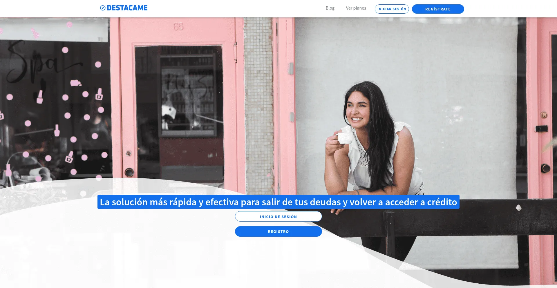 Website screenshot of Destacame.cl