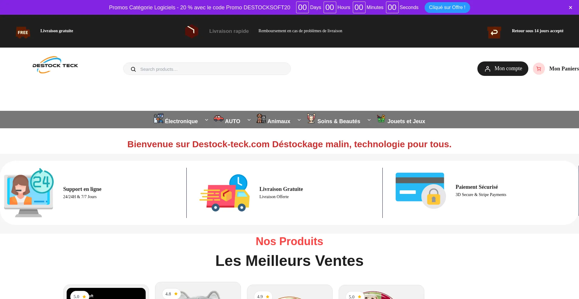 ¿És Seguro y Confiable Destock-teck.com?
