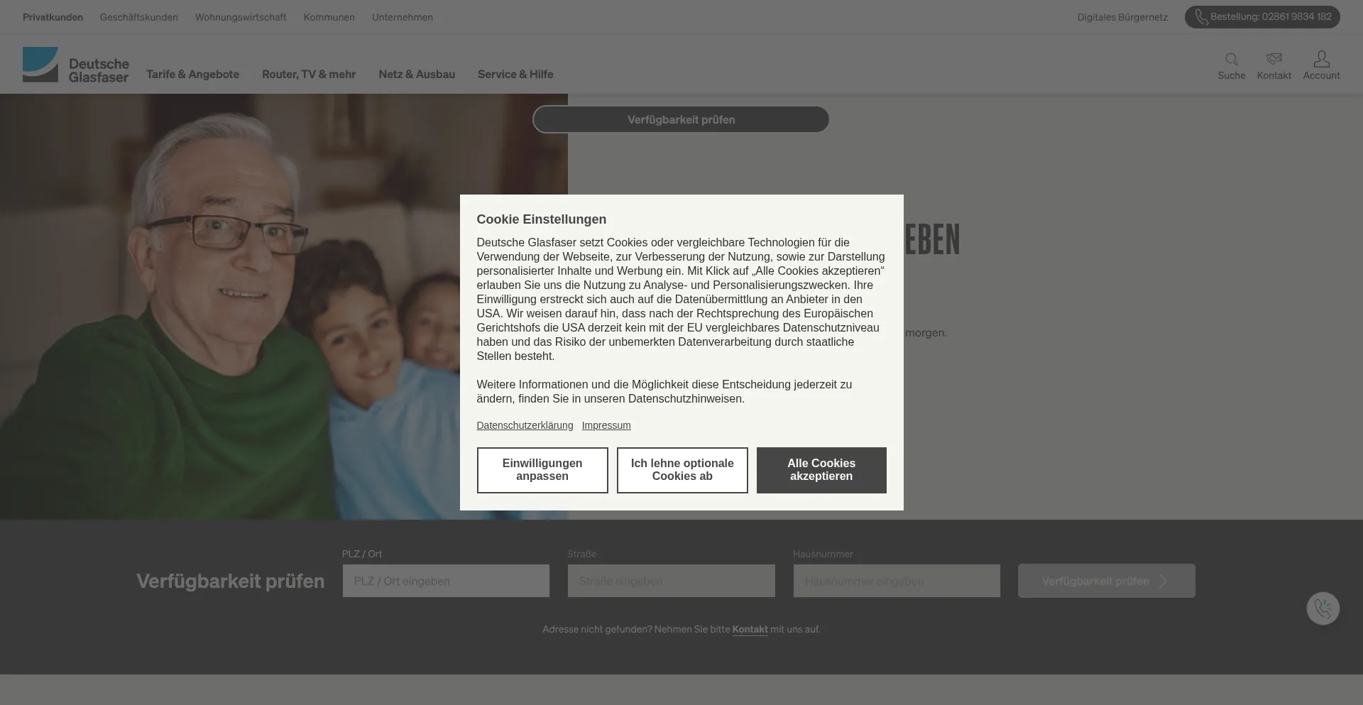 ¿És Seguro y Confiable Deutsche-glasfaser.de?
