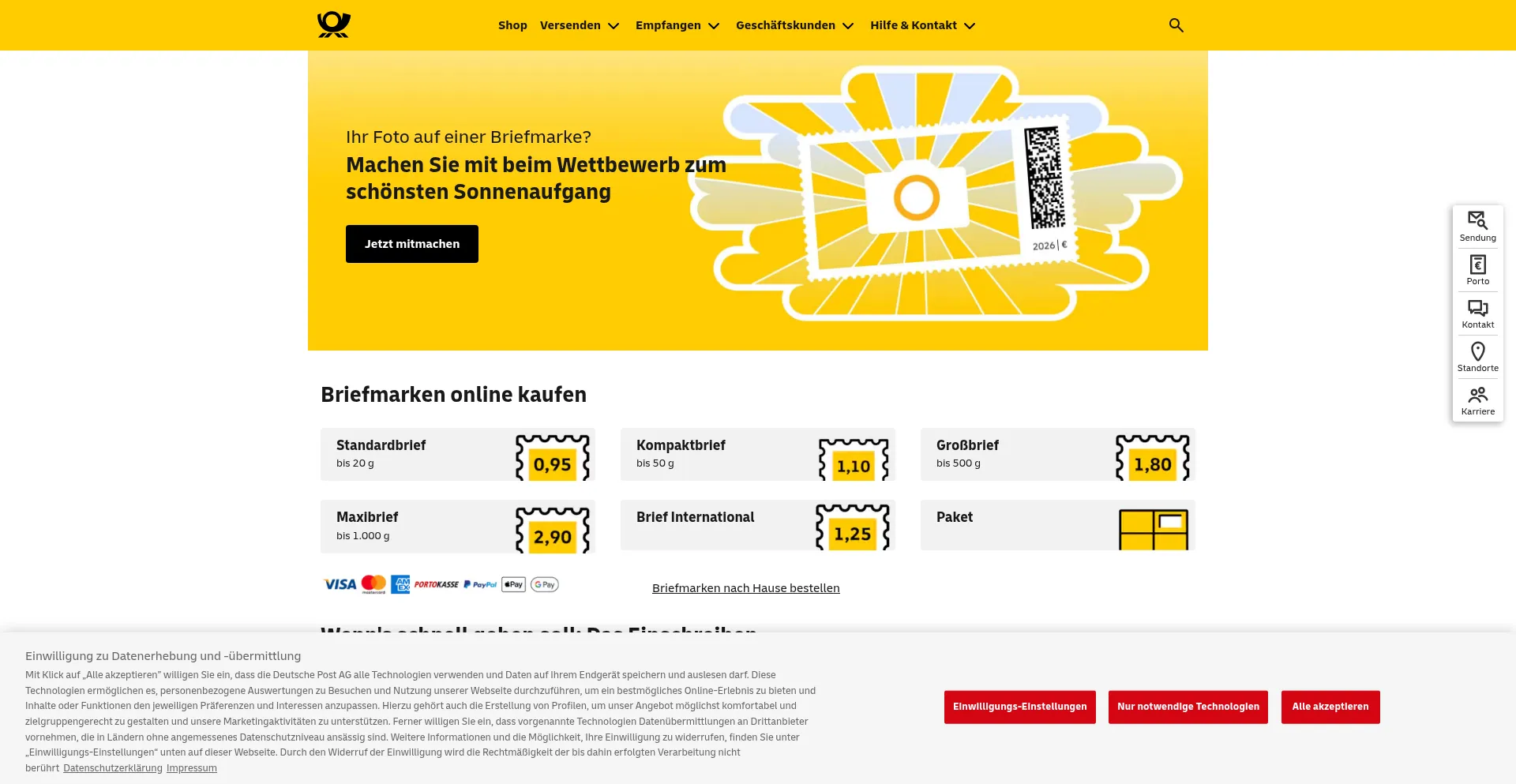 ¿És Seguro y Confiable Deutschepost.de?