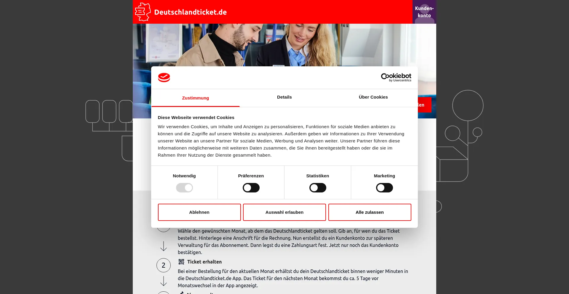 ¿És Seguro y Confiable Deutschlandticket.de?