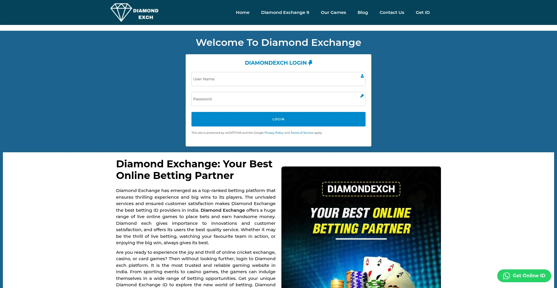 Diamondexchofficial.com