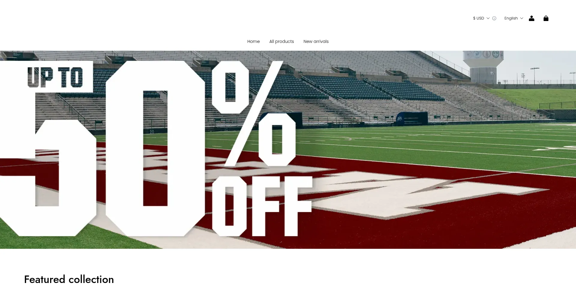 Website screenshot of Dickssportingoutlet.com