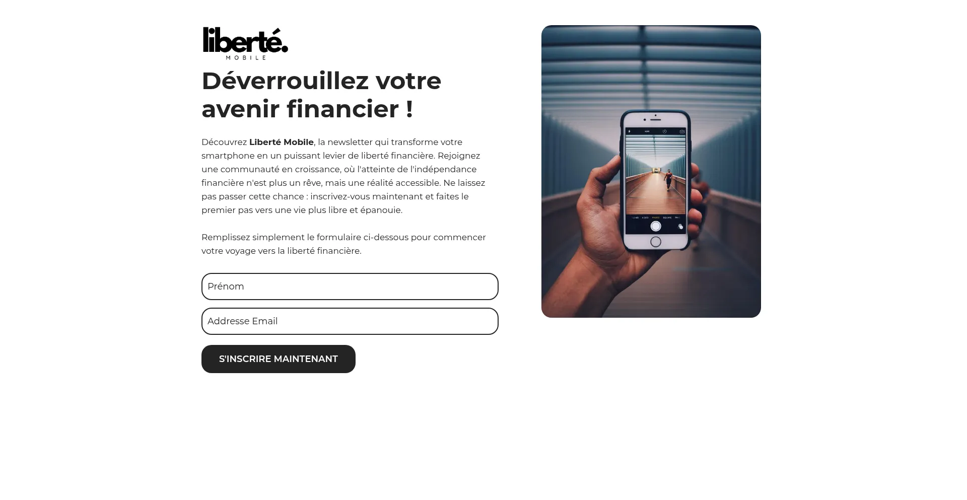 Website screenshot of Digi-liberte.com