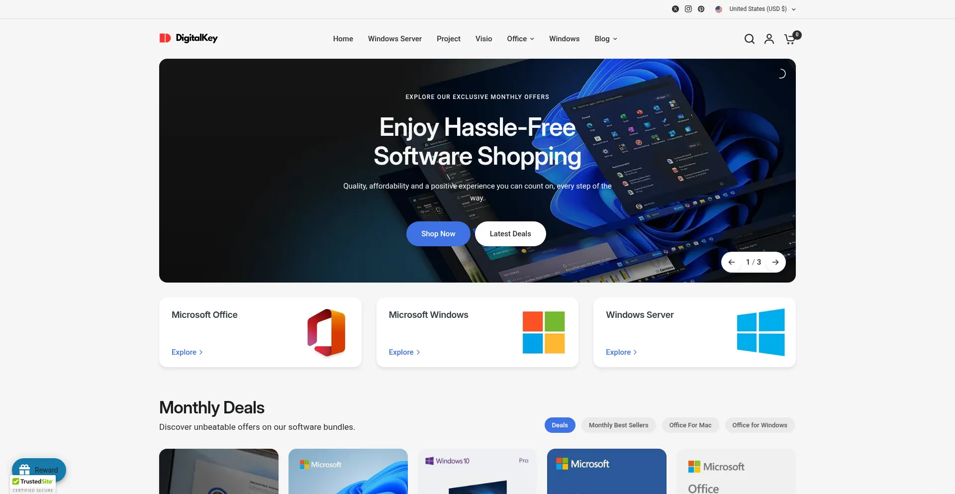 Digitalkey.io Screenshot