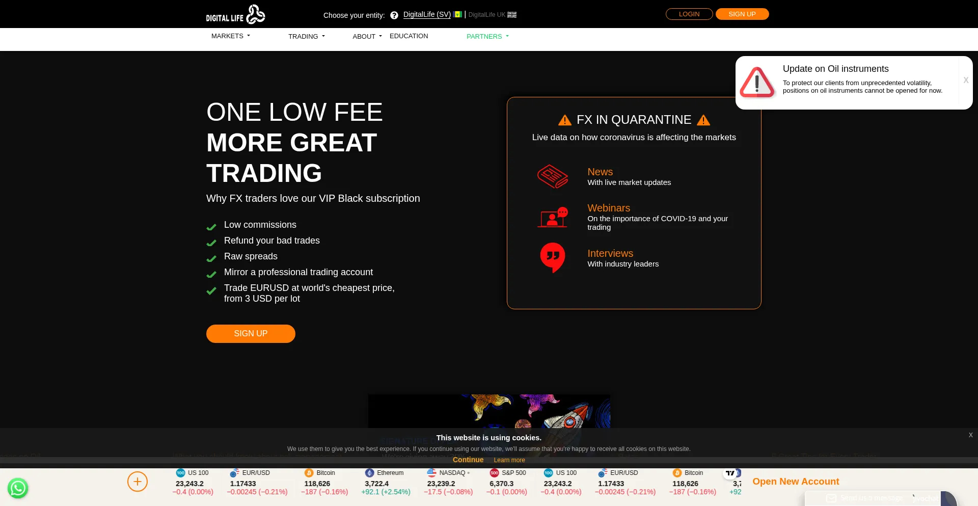 Website screenshot of Digitallifepro.net