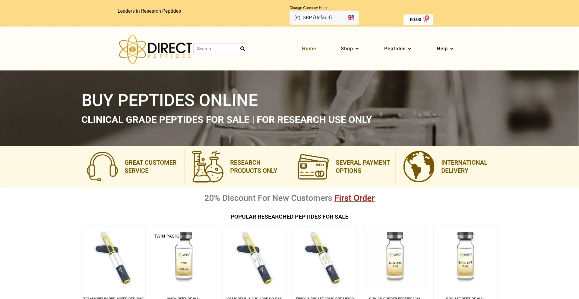 ¿És Seguro y Confiable Direct-peptides.com?