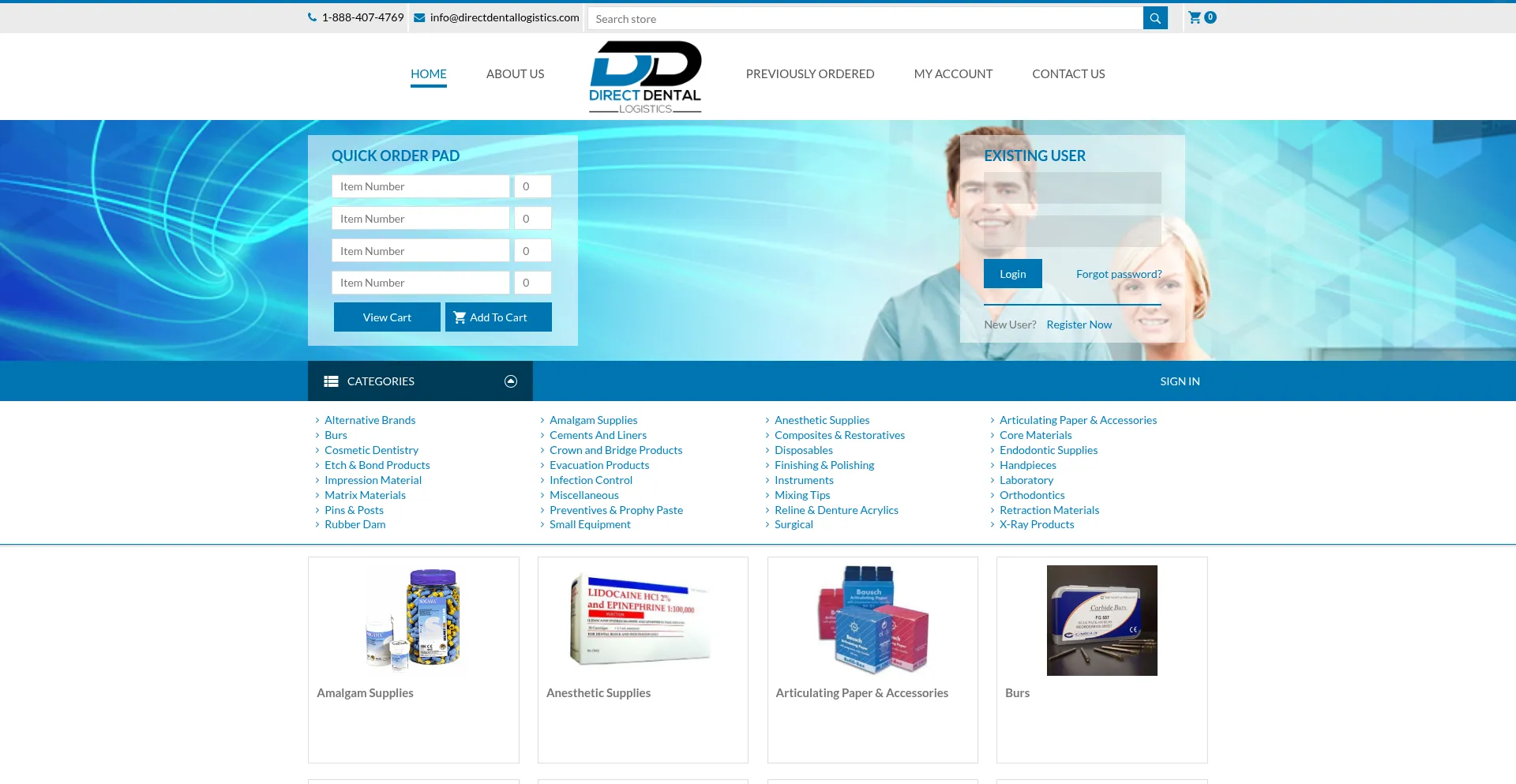Directdentallogistics.com