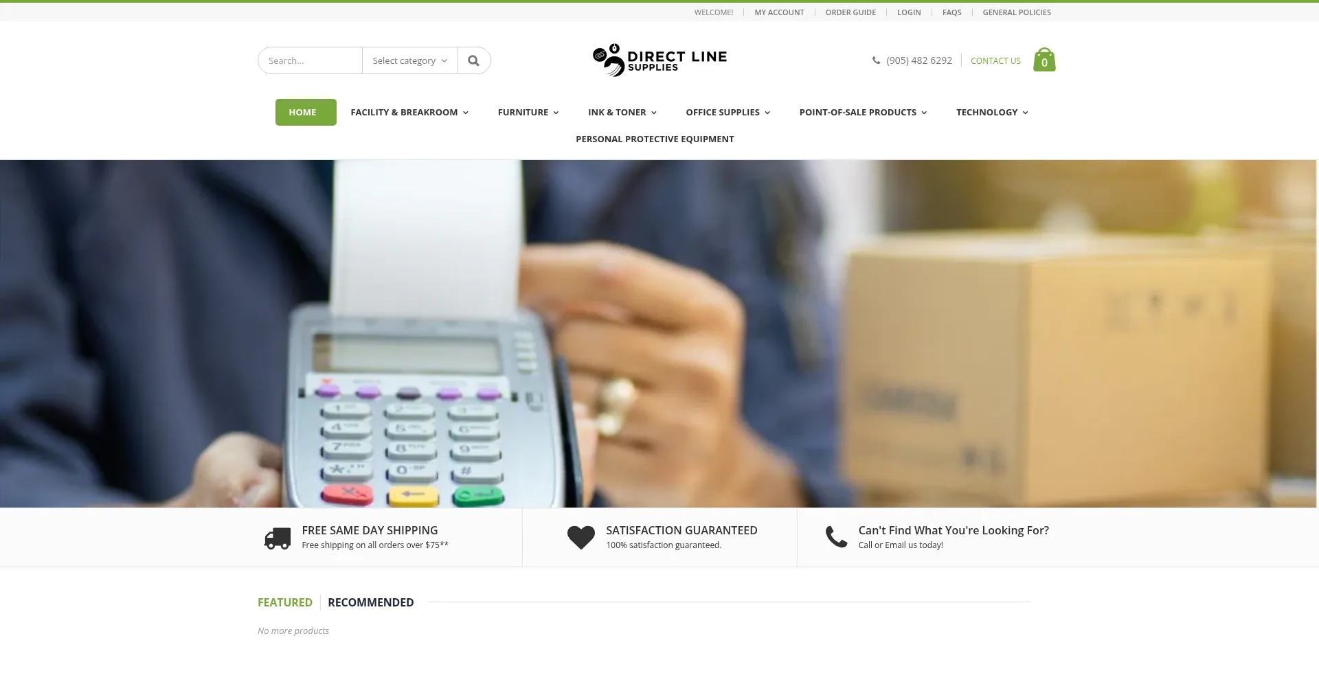 Directlinesupplies.com Screenshot