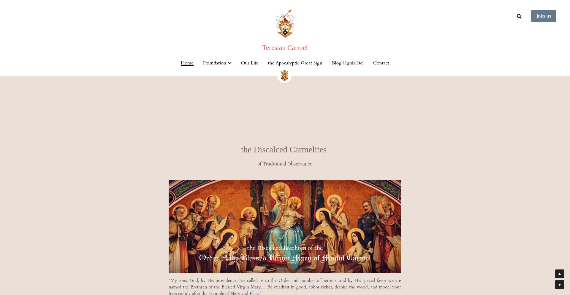 ¿És Seguro y Confiable Discalcedcarmelites.org?