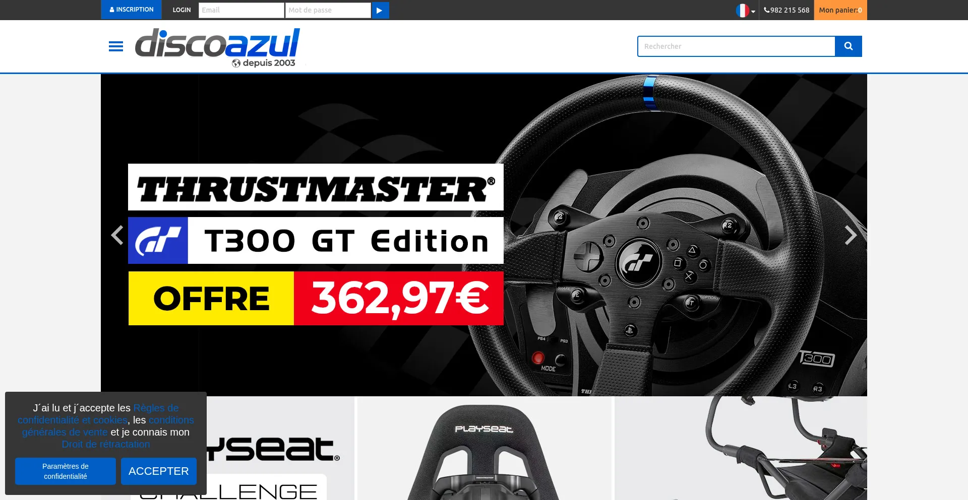 ¿És Seguro y Confiable Discoazul.fr?
