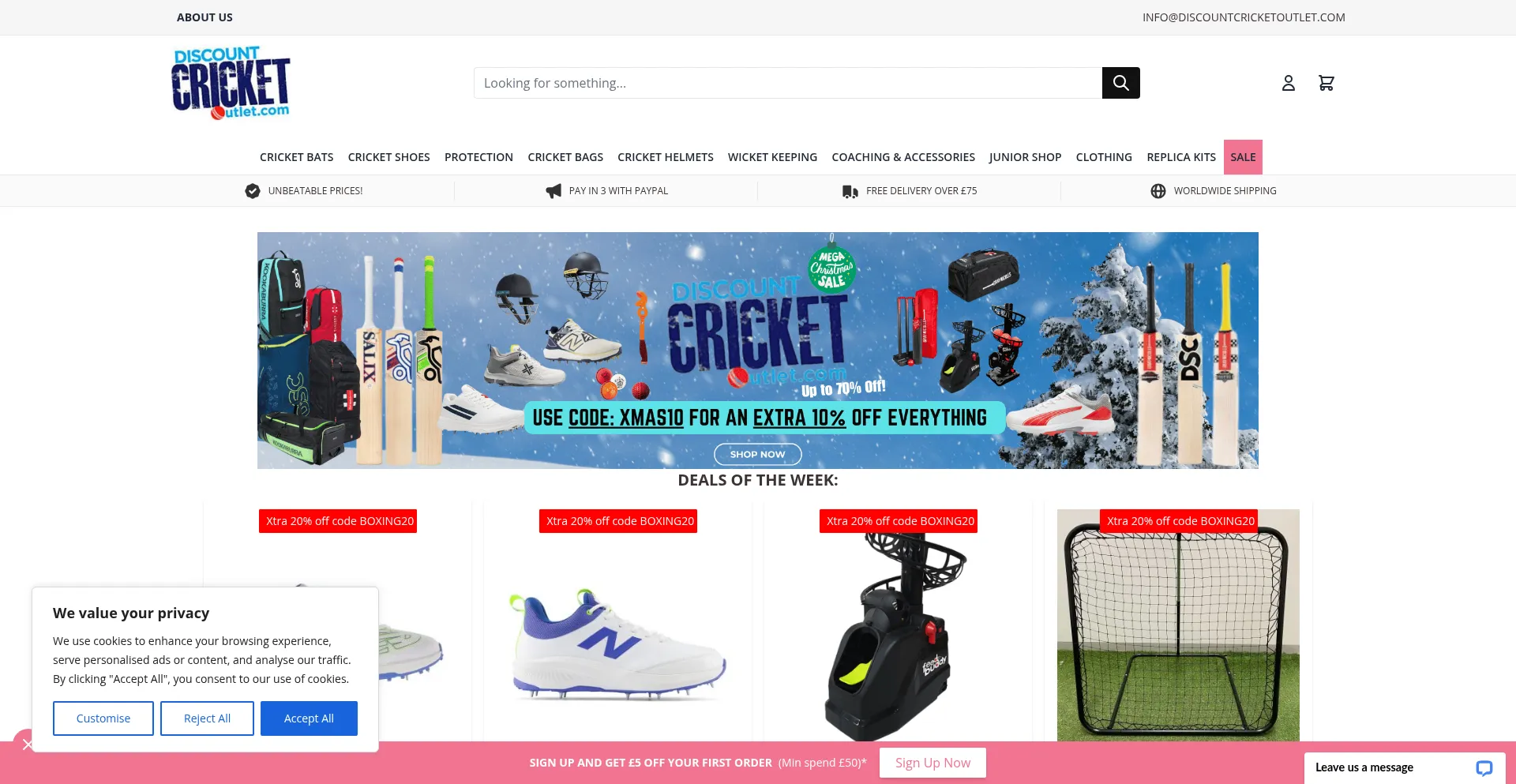 Discountcricketoutlet.com