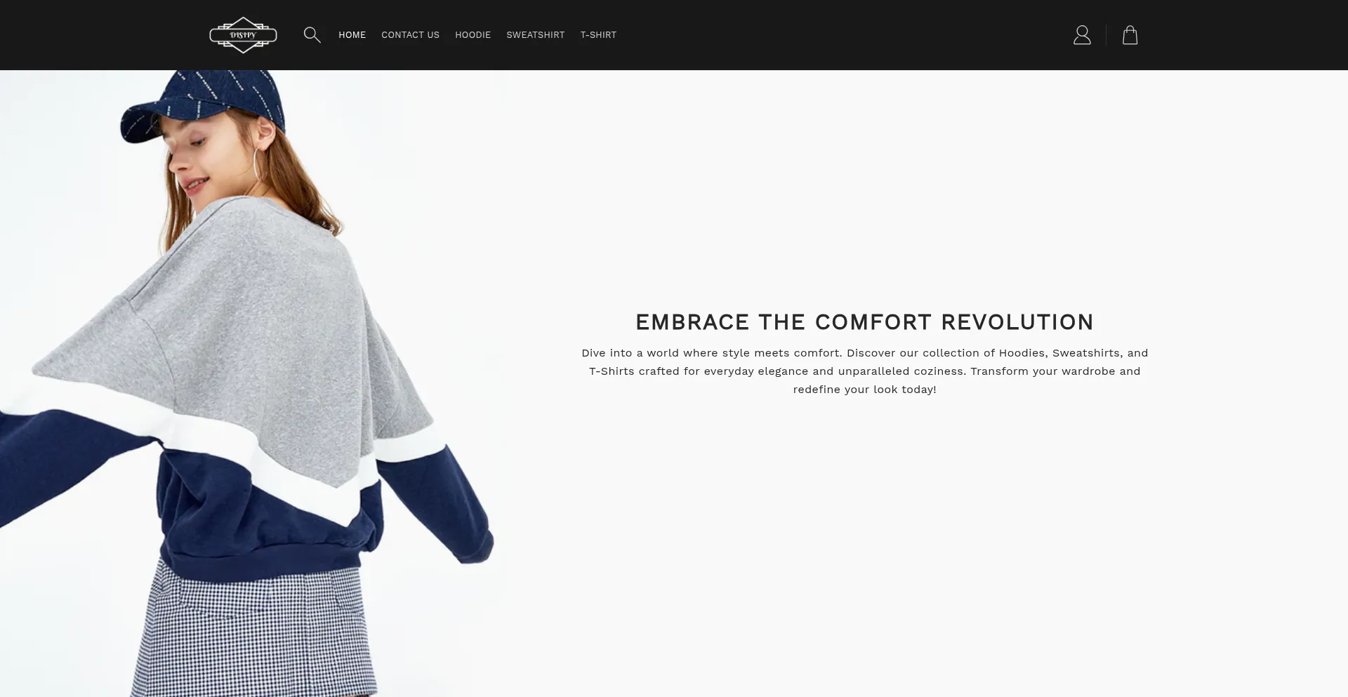 Website screenshot of Disipy.com