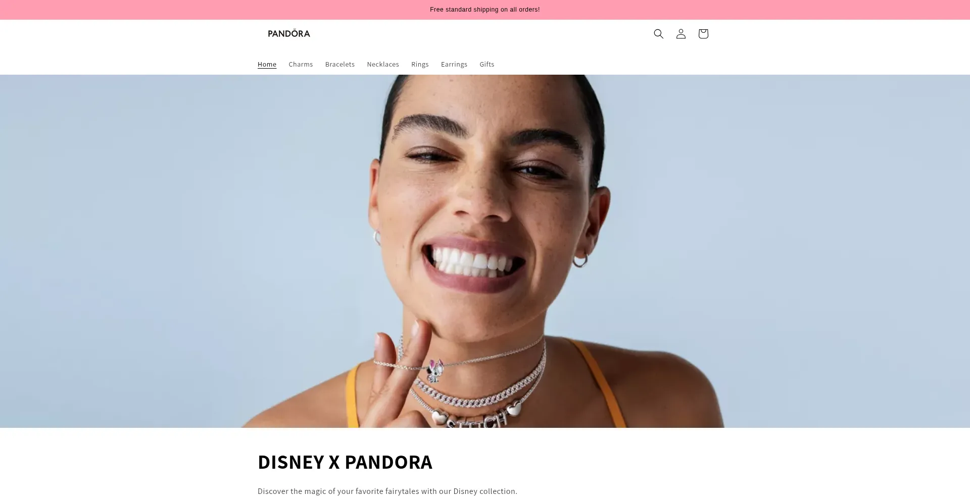 Website screenshot of Disneypanoutlet.net