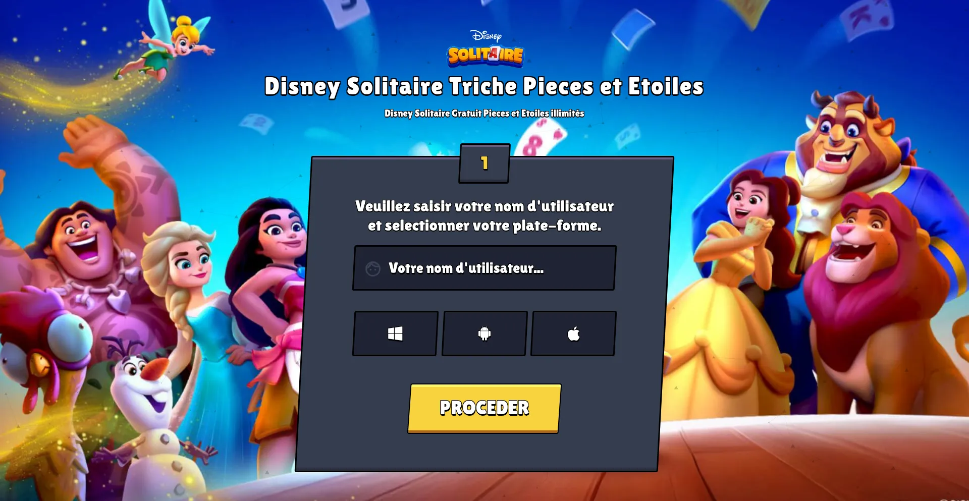 Disneysolitairetriche.jeuxastuce.com
