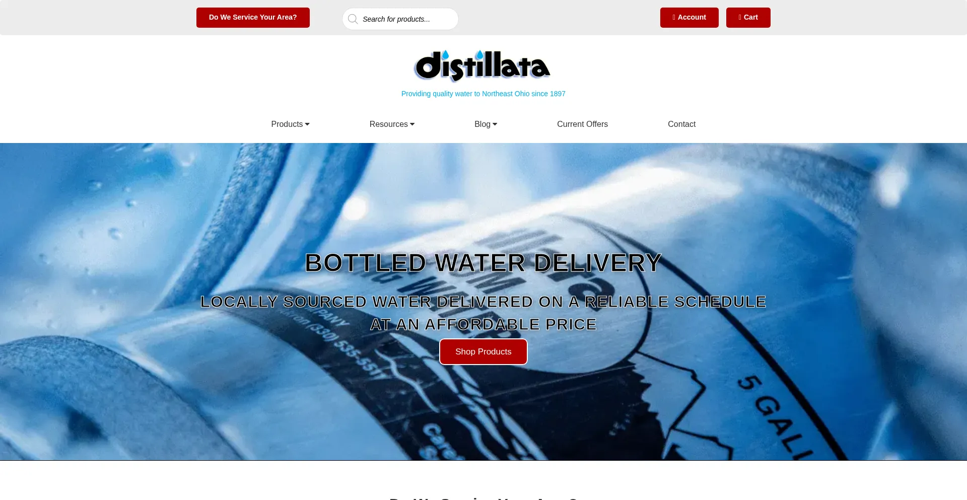 Website screenshot of Distillata.com
