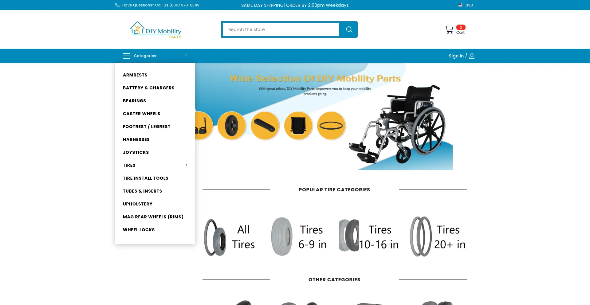 ¿És Seguro y Confiable Diymobilityparts.com?