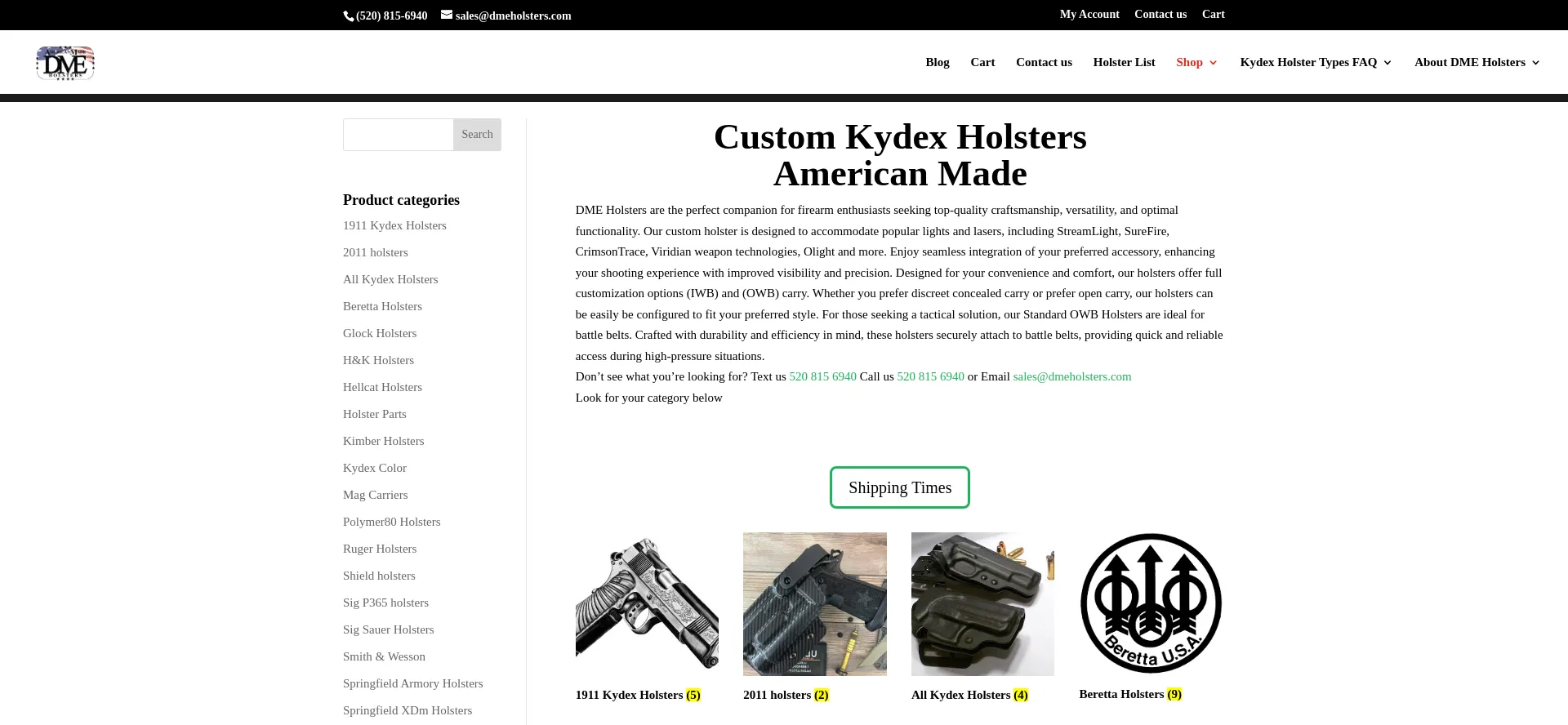 Dmeholsters.com