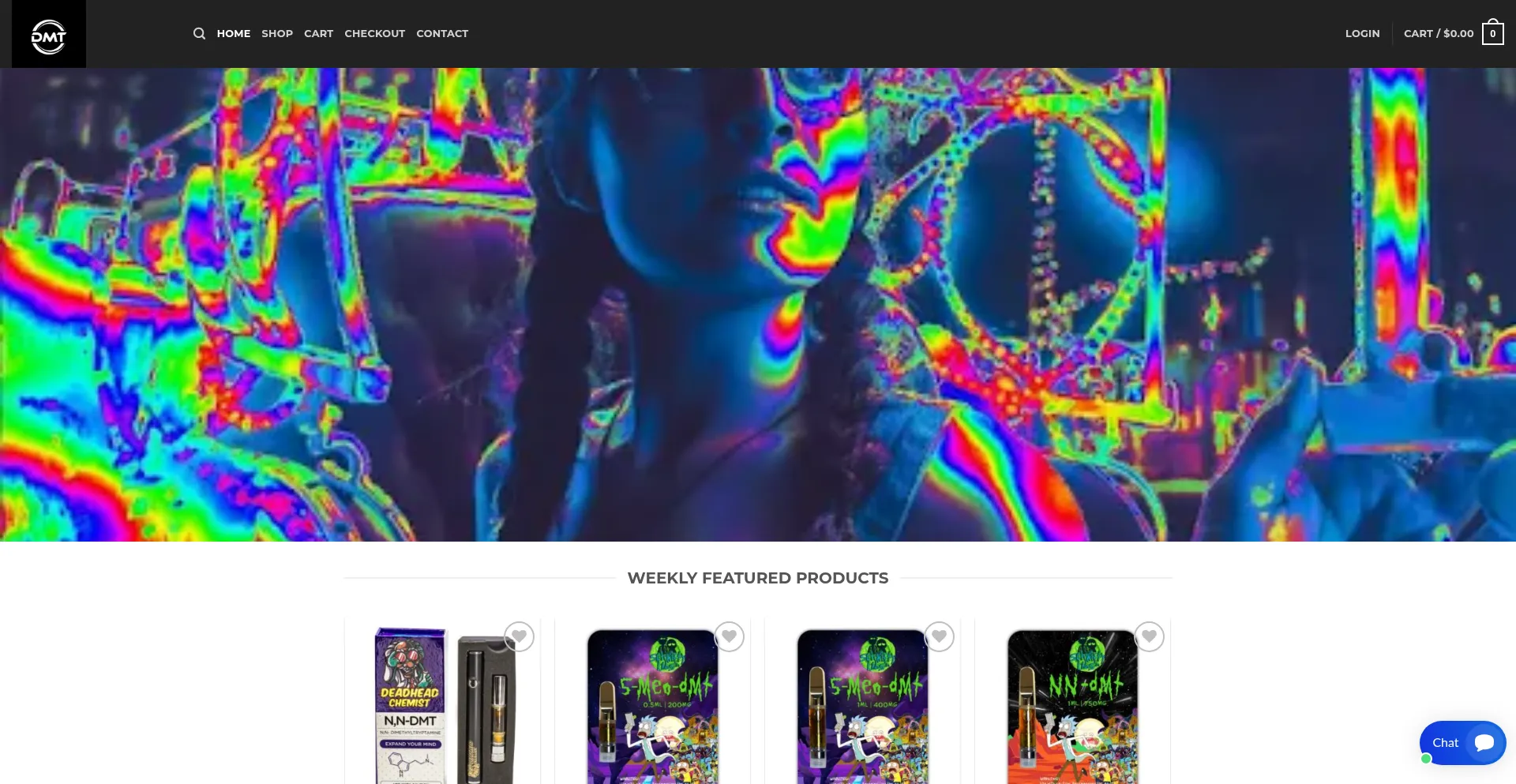 Website screenshot of Dmtcarts.online