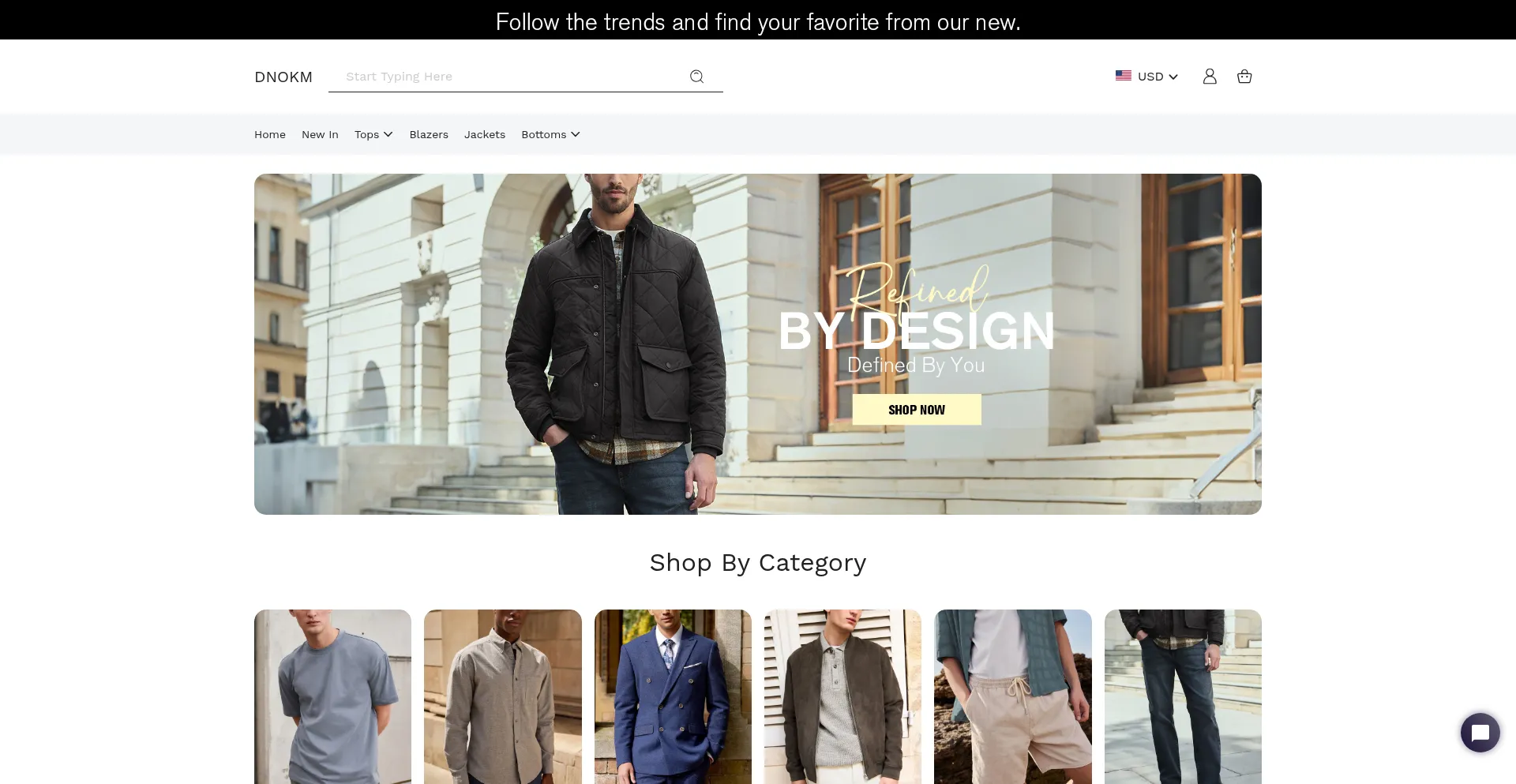 Website screenshot of Dnokm.com