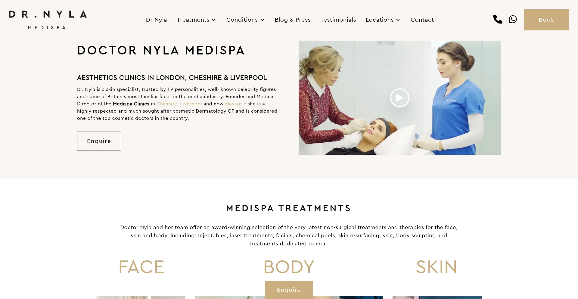 Doctornyla.com Screenshot