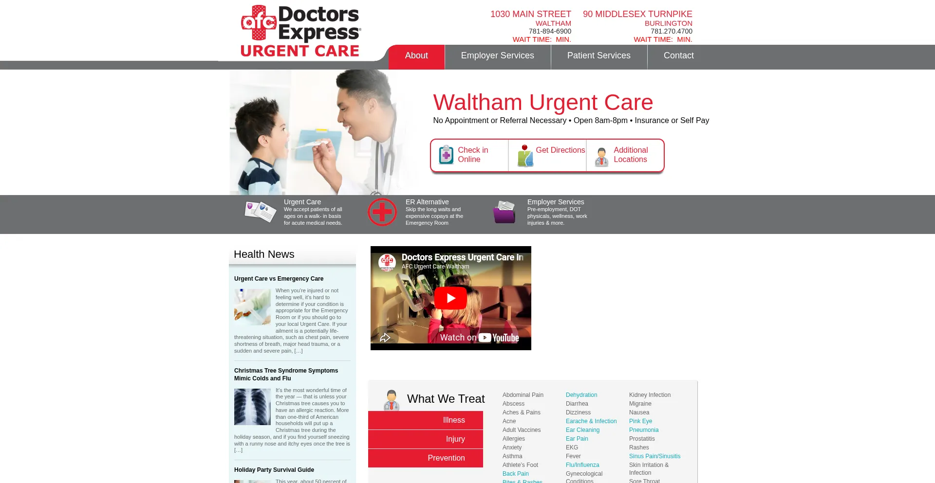 Doctorsexpresswaltham.com